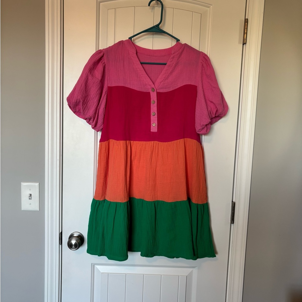 Colorblock Dress